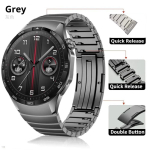 Originaalne tiitlanalumiiniumist metallrihm ilma vahedeta Huawei Watch GT6 Pro 46mm jaoks Luksuslik k&auml;ev&otilde;ru Huawei Watch GT 6 46mm jaoks Spetsiaalne kiirvabastusega kellarihm HUAWEI GT6 PRO 46mm hall