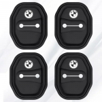 -Silicone Door Lock Cover Car Anti Noise Shock-Absorbing Sticker For BMW E46 E90 E60 F30 F10 E39 i3 i4 X1 X2 X3 X5 X4 X6 X7 M3 M A-4PCS