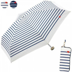 Wpc Mini 5 Fold Umbrella Heart Border 3020 126 002 navy