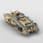 MOC Militaarklassika Filmikruusa Tank Soomusauto Ehitusklotsid Indiana Jonesi S&otilde;iduki Armee Rekvisiitide M&auml;nguasjade S&uuml;nnip&auml;evakingituste jaoks PDF Instruction