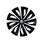 Volkswagen Skoda Fabia & Rapid 14 Ratta Keskkatte ja Rehvi Katted Terasvelgede jaoks