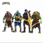 4 tk teismeliste mutantninja kilpkonna tegevuskuju NECA TMNT animefilmi kuju liigutatav mudel m&auml;nguasjad Kawaii Harajuku laste kingitus