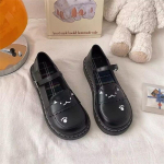 Naiste Briti stiilis paksude kontsadega kingad pandlaga &uuml;hed kingad Lolita Kawaii kassikujulised madalad Mary Janes kingad Preppy stiilis &otilde;pilaste kingad 35