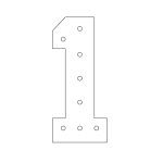 1 tk 91,5 cm/3 jalga Marquee numbrituled Valgustav number KT-paneel - Valge LED Valgustatud dekoratsioon s&uuml;nnip&auml;evadeks, aastap&auml;evadeks ja l&otilde;petamisteks, LED peodekoratsioon Number 1