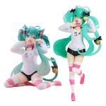 Hatsune Miku Lauapealne Armas Liikuv Kuju 11cm Kassi T-s&auml;rgi Versioon. K&otilde;rvadega pidžaama Anime kujuke Kawaii t&uuml;druk mudel M&auml;nguasi Kingitused