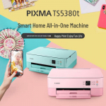 Canon PIXMA TS5380t Traadita k&otilde;ik-&uuml;hes tindiprinter CN pistikuga (adapter kaasas)