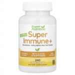 Super Nutrition, Super Immune+ multivitamiin, super adaptogeen, rohelised k&ouml;&ouml;giviljad, v&uuml;rtsid, antioks&uuml;dandid, 240 taimset kapslit