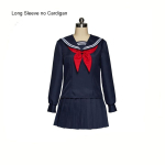 My Hero Academia Cosplay kost&uuml;&uuml;m Boku Himiko Toga Women Sailor JK vormitud plisseeritud seeliku kardiganide komplekt XL black