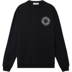 Stone Island Ss26 Pikkade varrukatega logoga laiuse l&otilde;ikega pullover &uuml;mmarguse kaelusega dressipluus Meeste dressipluus L1S156100001S0283-V0029 L gray