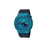 CASIO Meeste T&auml;ismetallist Seeria 44,4 mm Sinine Kell GM-2140GEM-2A GM-2140GEM-2A Blue Dial