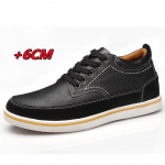 Meeste lift kingad Ehtne nahk T&otilde;stvad vabaaja kingad K&otilde;rgust suurendavad kingad Sisetallad 6CM K&otilde;rgem mees Ametlikud kingad K&otilde;rgem jalats 38 must