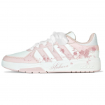 Adidas COURTBEAT First Sakura Synthetic Leather Slip Resistant Abrasion Resistant Low top Skateboard Shoes Unisex KI6785(Team-831) 40