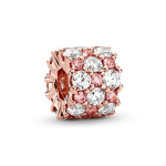 Pandora l&auml;bipaistev roosade s&auml;delevate ripatsitega naiste ehted 788487C01 Pink