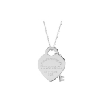 Tiffany & Co. Return To Tiffany S&uuml;da V&otilde;ti Ripats Kaelakee Unisex kaelakee H&otilde;be 26909686 Box,F,Silver