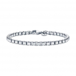 Tiffany & Co. Veneetsia l&uuml;li seeria Keti disain 925 h&otilde;bedast k&auml;ev&otilde;ru Unisex k&auml;ev&otilde;ru 60150727 Box,M