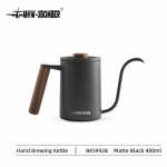 MHW-3BOMBER Vala &uuml;le kohvikeetja 400 ml/600 ml roostevabast terasest hanekela tee veekann Chic Cafe Barista k&ouml;&ouml;k 400ml Black