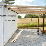 2 tk Roostevabast Terasest Pergola Posti Klamber 2x2 Ruudukujuline Tugev Postialuse Klambrid Tugev Metallkonstruktsioon Vastupidav Black