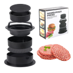 &Uuml;mar hamburgeripress veiseliha grillimiseks toidukvaliteediga hamburgeri abimees liha pressvorm kotlettide vormimiseks k&ouml;&ouml;gitarvikud black