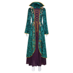 N&otilde;iad on ka hullud: Winifred Cosplay Kleit Halloweeni Cosplay Keskaegne Lavaesituse Kost&uuml;&uuml;m Winifred Green Dress (Gold Foil Edition) 140 blue