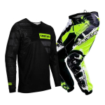 motokrossi riietekomplekt lastele Noorte s&auml;rgi ja p&uuml;kste komplektid laps roheline Mootorratta must 3 4 5 6 7 8 9 10 aastat Maastikus&otilde;idu &uuml;likond sinine oranž Enduro kross poiss t&uuml;druk XL-26