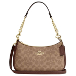 Coach Teri Signature L&otilde;uend Nahk Kett &Otilde;lakott Igap&auml;evane CV933-IMXHE Gift Box Set (Basic Set+Yellow Box)