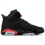Air Jordan 6 k&otilde;rge s&auml;&auml;rega Vintage Korvpallijalatsid Unisex Must Punane CT8529-001 42.5