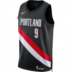 Nike Deni Avdija Portland Trail Blazers Icon Edition Meeste Nike Dri-FIT NBA Swingman S&auml;rk HM3990-011 M