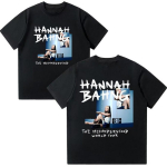 Hannah Bahng The Misunderstood Maailmatuuri T-s&auml;rk Moodne Graafiline T-s&auml;rk Populaarne Naistele Meestele Vabaaja Puuvillane Y2K R&otilde;ivad Unisex S mitmev&auml;rviline