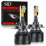 2 tk &Uuml;limalt eredat 25000LM H7 LED-esitulepirni 18-tuumalist CSP H1 H8 H11 9012 HIR2 Canbus Autolamp 6500K Valge 12V H1
