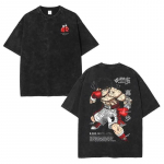 Anime Ippo Makunouchi Vintage Pesitud T-s&auml;rk &Uuml;legabariidiline Unisex Paaridele Pesitud Retro Mood T&auml;navamood Trendikas Puuvillane pehme Klassikaline M