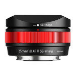 AF 25mm II Sony fikseeritud fookuskaugusega suure avaga pannkookobjektiiv Punane garantii SG-image F1.8 APS-C E-mount E-&uuml;hilduv (2-aastane kaasas)