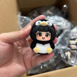 5cm Gugu Gaga Pingviin Q Versioon Kujuke Karvased Nukkude Armas Anime Lauaarvuti Korpus Multikas Kaunistus M&auml;nguasjad &Uuml;llatuskingitused 1 pcs