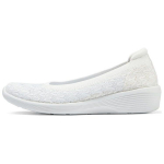 Skechers Modern Comfort P&otilde;rutust summutavad Vastupidavad Kerged Madala s&auml;&auml;rega Vabaajajalatsid Naiste vabaajajalatsid Valge 158727-WHT 37.5