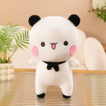 Armas panda pl&uuml;&uuml;sist m&auml;nguasi nukk padi pehme t&auml;idisega loom Kawaii kingitus lastele kollektsiooniks 30cm valge