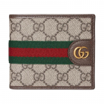 Gucci Ophidia Kulumisj&auml;lgedega Web Detail Topelt G Logo L&otilde;uendrahakott Meeste Beež pruun