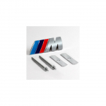 (H&otilde;bedane + Sinine Punane) Auto 3D metallist BMW M esiv&otilde;re embleem