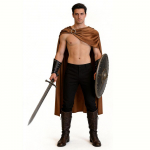 Uus spartalik s&otilde;dalase kost&uuml;&uuml;mi keep halloweeni cosplay vana-rooma r&uuml;&uuml;tli keep csopaly S（118cm）