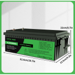 EL-i laos Datouboss 200Ah Liitium P&auml;ikesepatarei Lifepo4 Patarei 12V 24V Liitiumaku Pakett Solaire Lifepo4 Liitium 12V 200Ah 12 V 200Ah