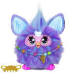 Hasbro Furby lilla h&auml;&auml;lreageeriv interaktiivne m&auml;nguasi poistele ja t&uuml;drukutele alates 6. eluaastast, kaasas 15 moes aksessuaari, animatrooniline elektriline pehmem&auml;nguasi