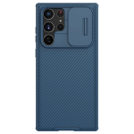 Samsung Galaxy S22 Ultra telefoni&uuml;mbrise jaoks, NILLKIN Kaamerakaitsega libisev kaitsekaas Objektiivikaitse&uuml;mbris Galaxy S22 Ultra jaoks for Galaxy A53 sinine