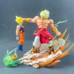 Anime Dragon Ball Broly vs Son Goku Kuju 20cm GK PVC Tegevuskujud Kuju Kollektsioonimudel M&auml;nguasi Kingitused