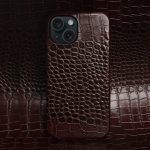 Ehtsa Nahast Telefonikotid iPhone 17 16 15 Pro Max 11 12 13 14 XR XS Max jaoks Capa Luksuslik Krokodillimustriga &Auml;rikateks Coque IP 17 Air kohv