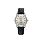 Longines Classic Replica Series Automaatne Mehaaniline Liikumine Kuup&auml;eva Funktsiooniga Kell 35mm H&otilde;bedane T&auml;hikuga Roostevabast Terasest Korpus Nahkrihm L1.611.4.75.2 Black