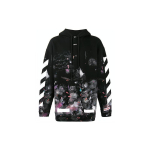 OFF-WHITE Diag Galaxy Harjatud &Uuml;lepea Huppar OMBB009F176190309901 S black