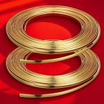 2 rulli PVC seinakaunistusliist isekleepuv painduv riba vannitoa, magamistoa, lae kaunistamiseks China Mainland beige