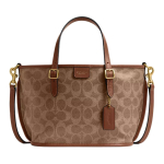 COACH Kunstnahast T&otilde;mblukuga Kotikott, Ostukott, &Otilde;lakott, Crossbody Kott, V&auml;ike K&auml;ekott Naistele CCD94-B4YLR One Size 1 brown