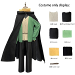 Natsuki Subaru Cosplay Kost&uuml;&uuml;m Parukas Anime Re:null Alustades Elu Teises Maailmas J&otilde;ulud Halloween Pidu Riided S&Other roheline