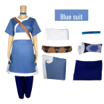 Avatar Cosplay Kost&uuml;&uuml;mid: Katara, Bumi, Aang, Azula, Korra Anime M&auml;ngu Riided XXL gray
