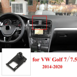 Auto mobiiltelefoni hoidiku pandla alus Nutitelefoni hoidja VW Tiguan MK2 Passat Golf Polo Lavida Jetta MK7 MK6 T-roc ID3 ID4 ID6 jaoks Golf 7 14-20 gray