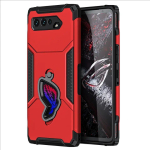 ROG Phone 5 &uuml;mbris p&otilde;rutuskindel ASUS ROG 5/Pro/Ultimate m&auml;ngutelefoni jaoks Kaas S&otilde;jaline kukkumiskaitse K&otilde;va PC tagak&uuml;lg Pehme TPU p&otilde;rkeraud Asus ROG Phone 5 punane